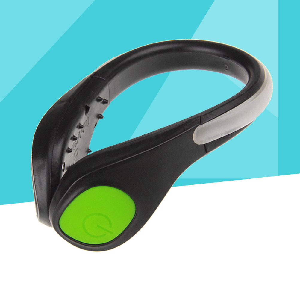 1 個グリーン LED シューズクリップランニング安全ギアジ - Running Gear Green のレビューと価格