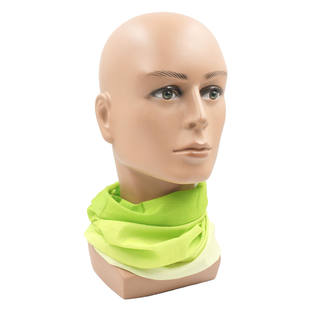グリーンフェイスバンダナカバーハイキングネックゲートル男性女 - Running Gear Green のレビューと価格