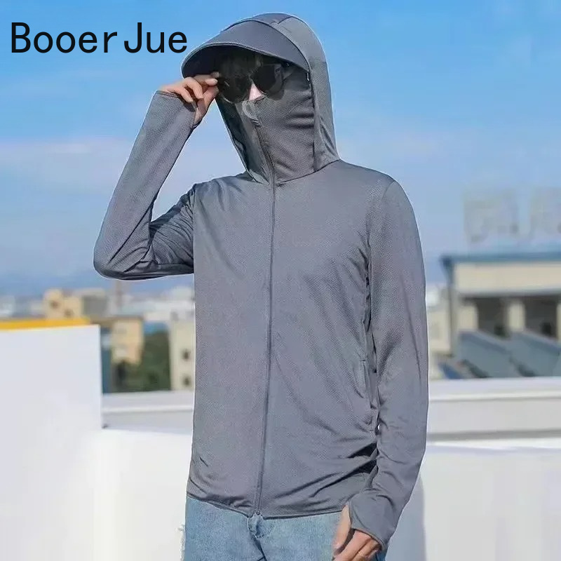 UPF50+ メンズ日焼け止め 薄いメッシュ 速乾性 通気性 - Running Gear のレビューと価格