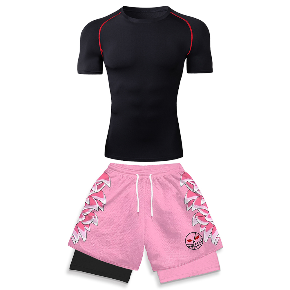 高弾性ワークアウトウェア男性用ホワイトコンプレッションTシャ - Running Gear のレビューと価格