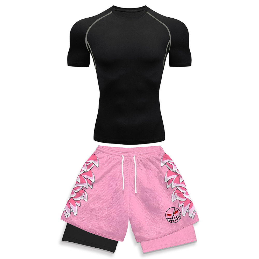 高弾性ワークアウトウェア男性用ホワイトコンプレッションTシャ - Running Gear のレビューと価格