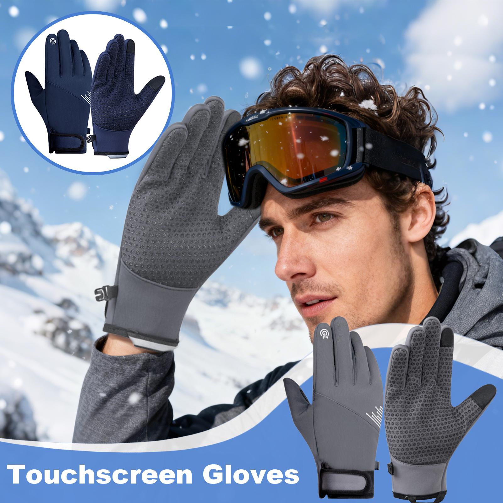 冬用手袋 メンズ 防風 タッチスクリーン対応 寒さ対策 スノ - Running Gear Cold Weather のレビューと価格