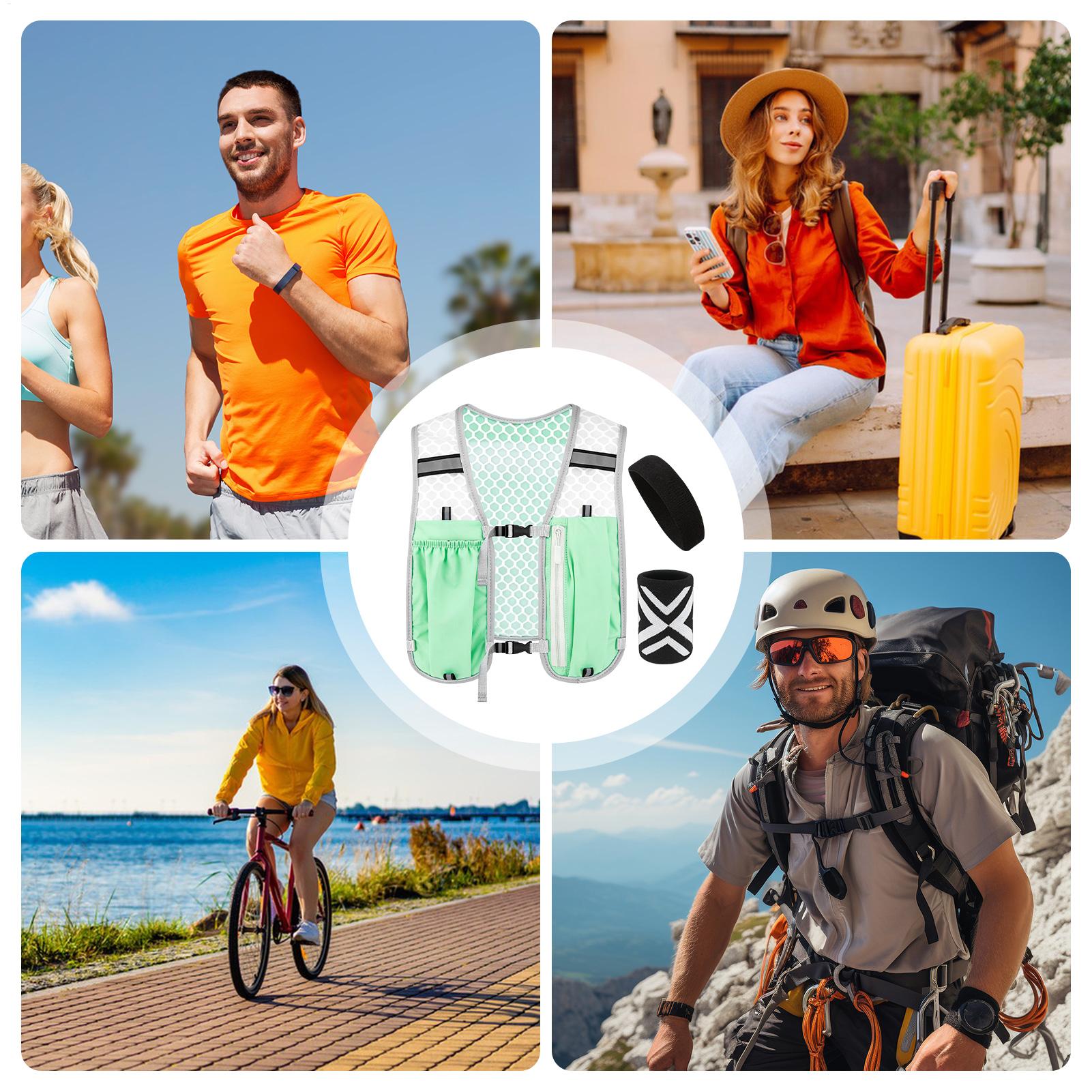 ランニング安全ベスト スポーツハイドレーションギア ヘッドバ - Running Gear Trail のレビューと価格