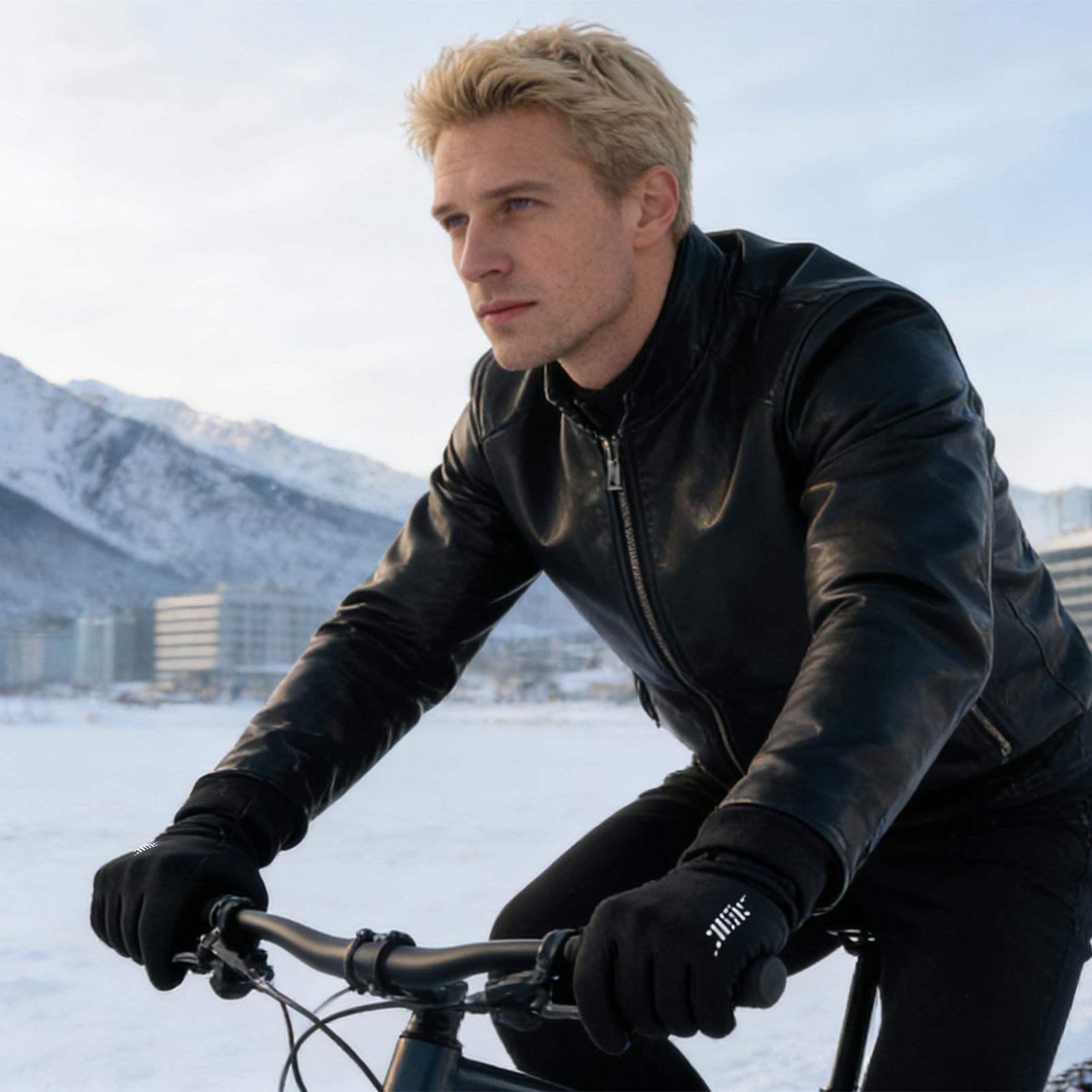 冬用サイクリンググローブ フルフィンガー アウトドア 寒さ対 - Running Gear Cold Weather のレビューと価格