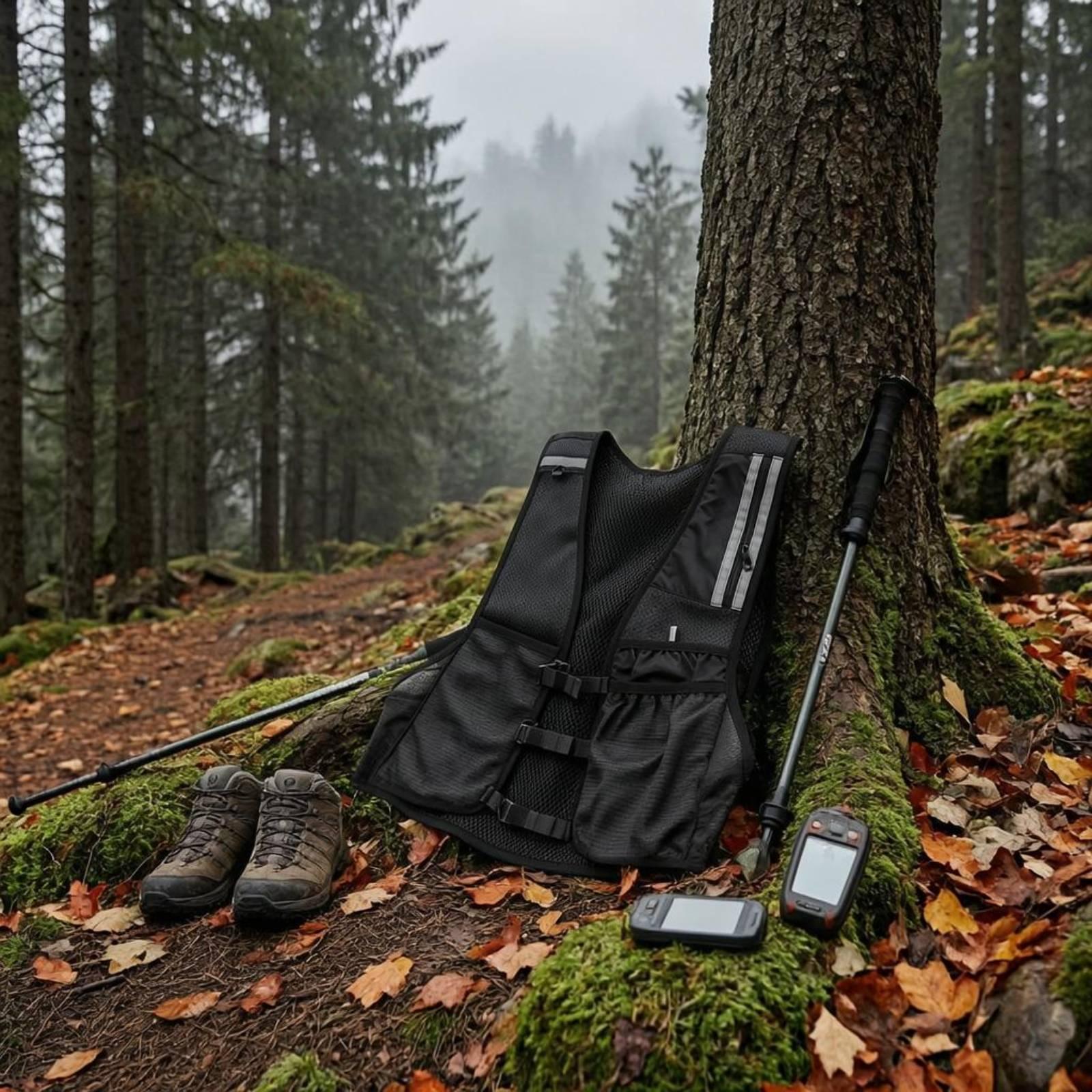 アウトドアランニングベスト、バックパッキングギアに最適、調節 - Running Gear Trail のレビューと価格