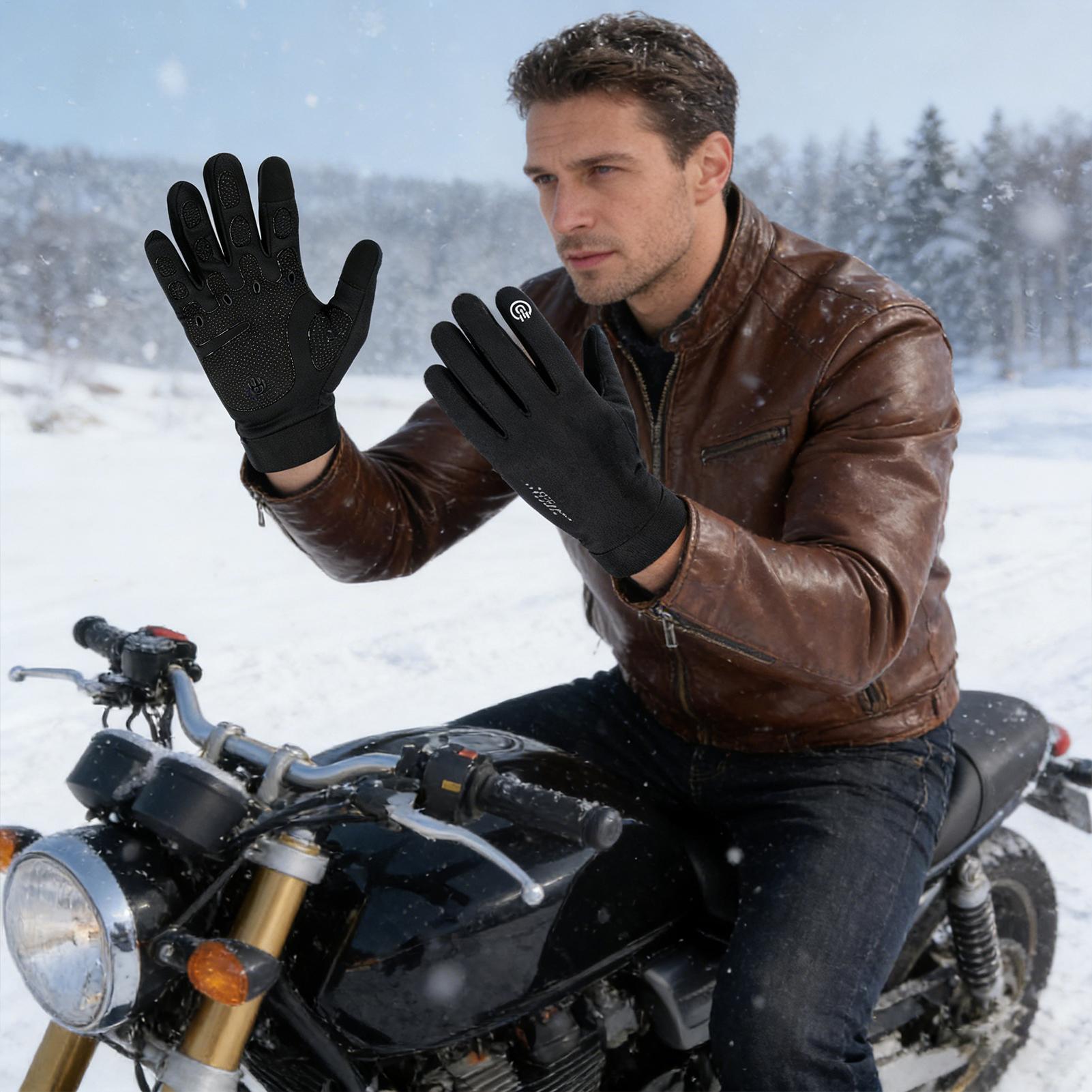 フルフィンガー防寒グローブ 冬用サイクリンググローブ タッチ - Running Gear Cold Weather のレビューと価格